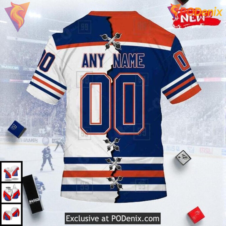 Mix Color Jersey 2025 Special Edition NHL Edmonton Oilers Graphic Hoodie 3D - 3