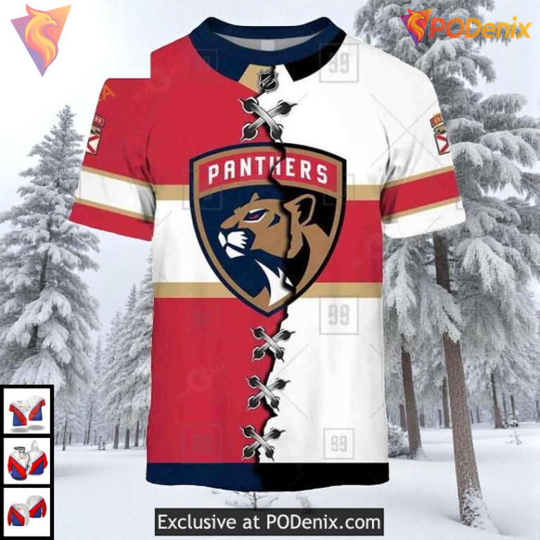 Mix Color Jersey 2025 Style Custom Florida Panthers Hoodie NHL 3D - 1