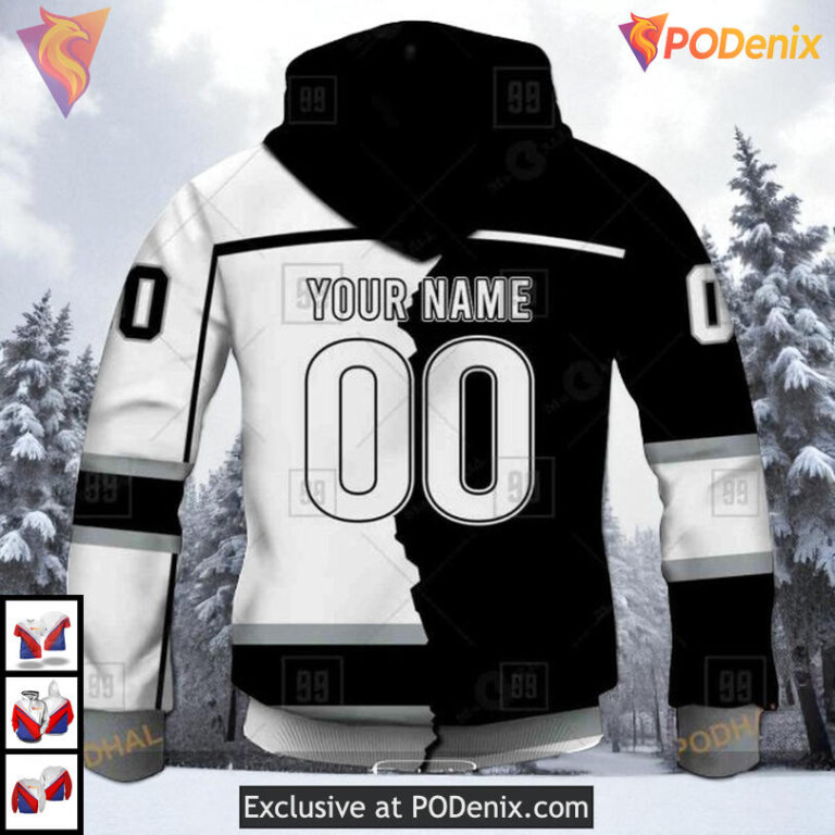 Mix Color Jersey 2025 Style Custom Los Angeles Kings Pullover Hoodie NHL 3D - 2
