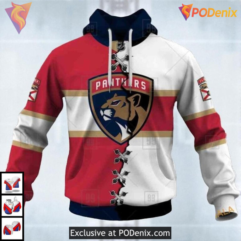 Mix Jersey 2025 Custom Name Number Florida Panthers Womens Hoodie NHL 3D