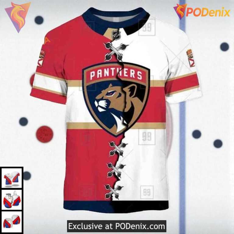 Mix Jersey 2025 Custom Name Number Florida Panthers Womens Hoodie NHL 3D - 1