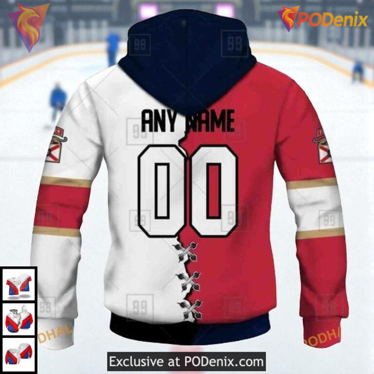 Mix Jersey 2025 Custom Name Number Florida Panthers Womens Hoodie NHL 3D - 2