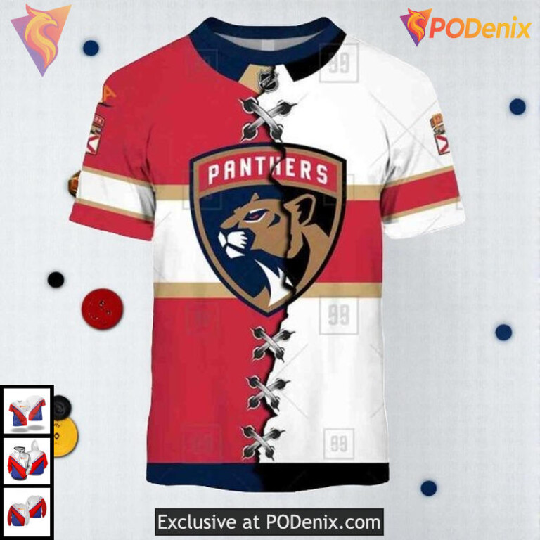 Mix Jersey 2025 Edition Custom Florida Panthers Christmas Hoodie NHL 3D - 1