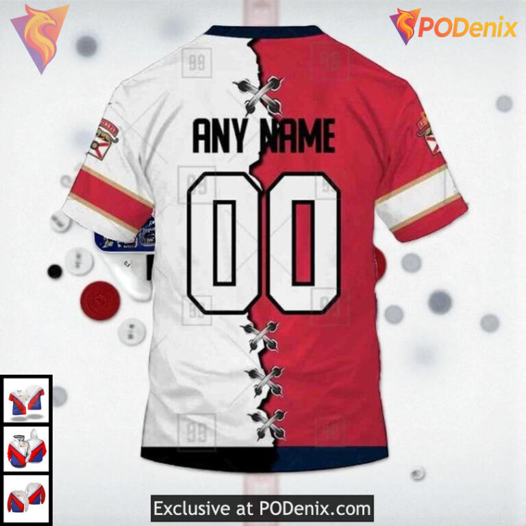 Mix Jersey 2025 Edition Custom Florida Panthers Christmas Hoodie NHL 3D - 3