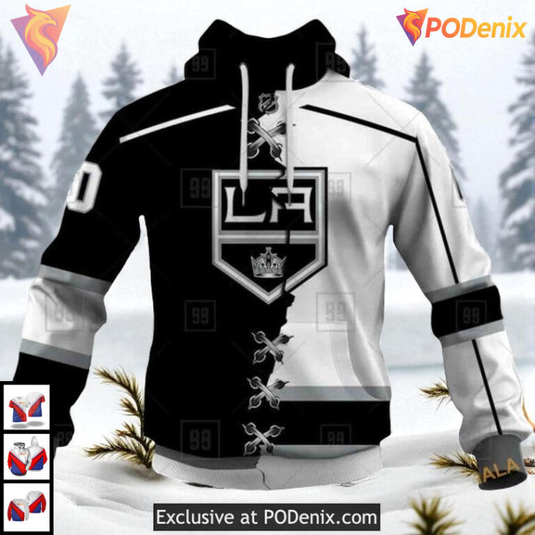 Mix Jersey 2025 Name Number Custom Los Angeles Kings Womens Hoodie NHL 3D