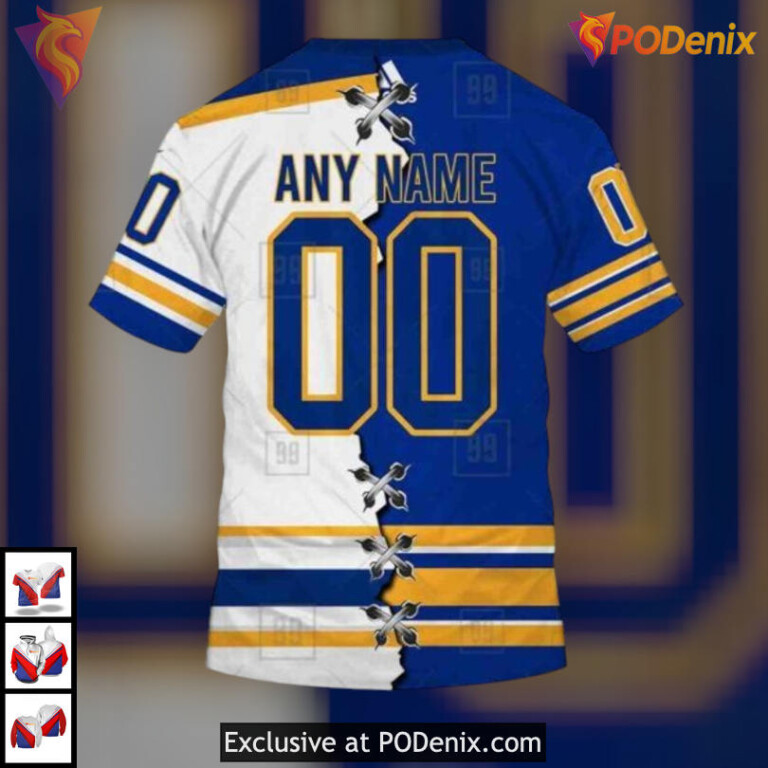 Mix Jersey 2025 Trendy Edition NHL Buffalo Sabres Sweatshirt Hoodie Personalized - 3
