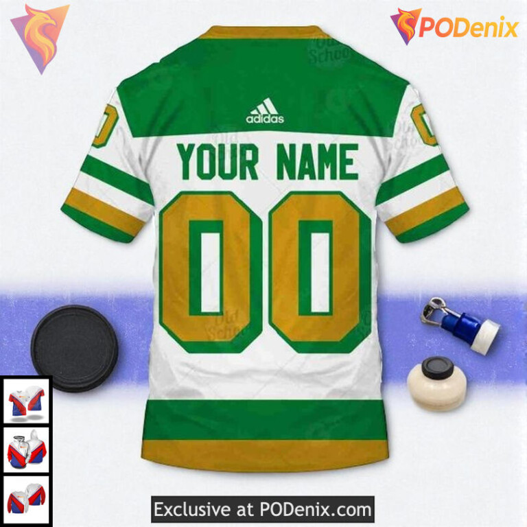 Name Number Tribute Style NHL Minnesota Wild Womens Hoodie Sweatshirt 3D - 4