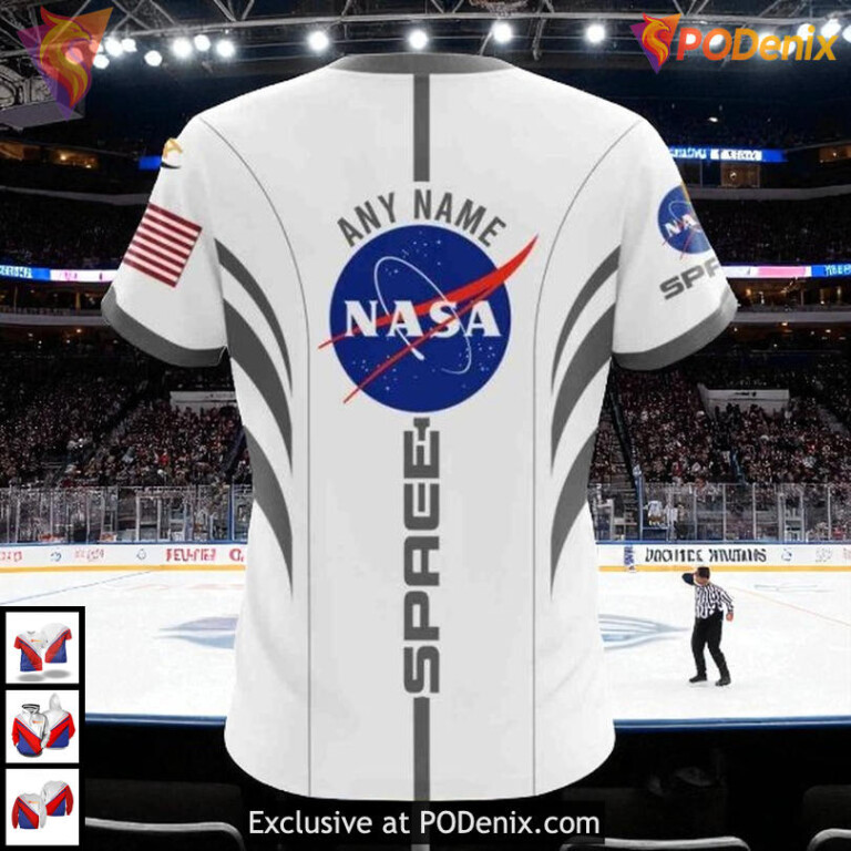 NASA Astronaut Space Force Theme Custom San Jose Sharks Christmas Hoodie 3D - 3