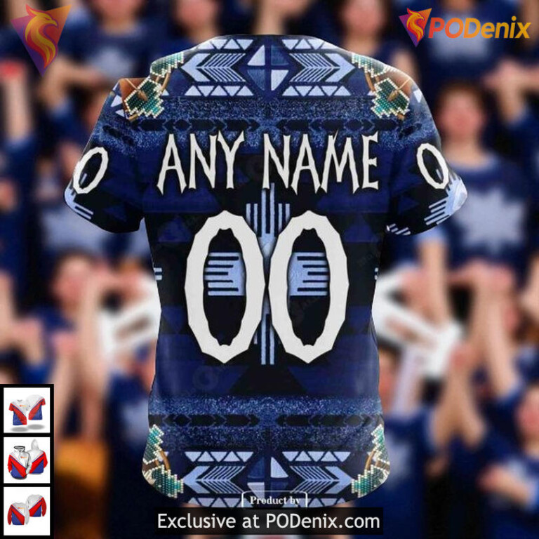 Native Costume All Over Print Toronto Maple Leafs Hoodie, Custom NHL 3D Style - 3