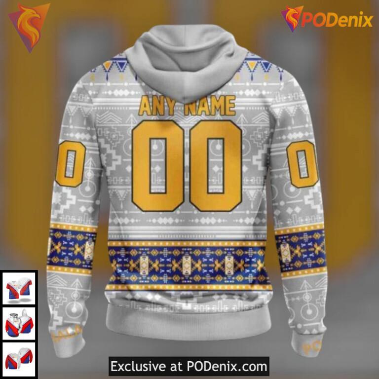 Native Design New Edition NHL Buffalo Sabres Personalized 3D Hoodie Apparel - 1