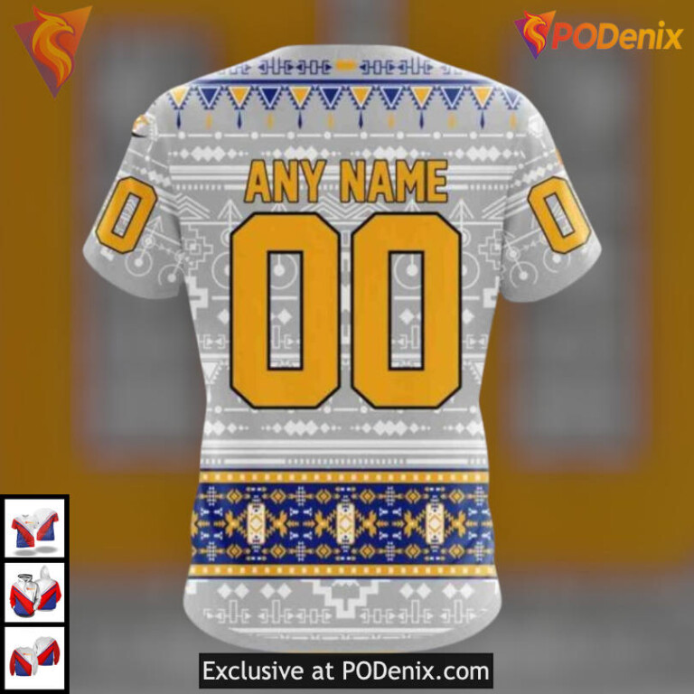 Native Design New Edition NHL Buffalo Sabres Personalized 3D Hoodie Apparel - 3