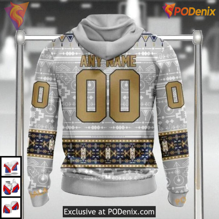 Native Inspired Cultural Artwork Custom Florida Panthers Kids Hoodie NHL 3D - 1