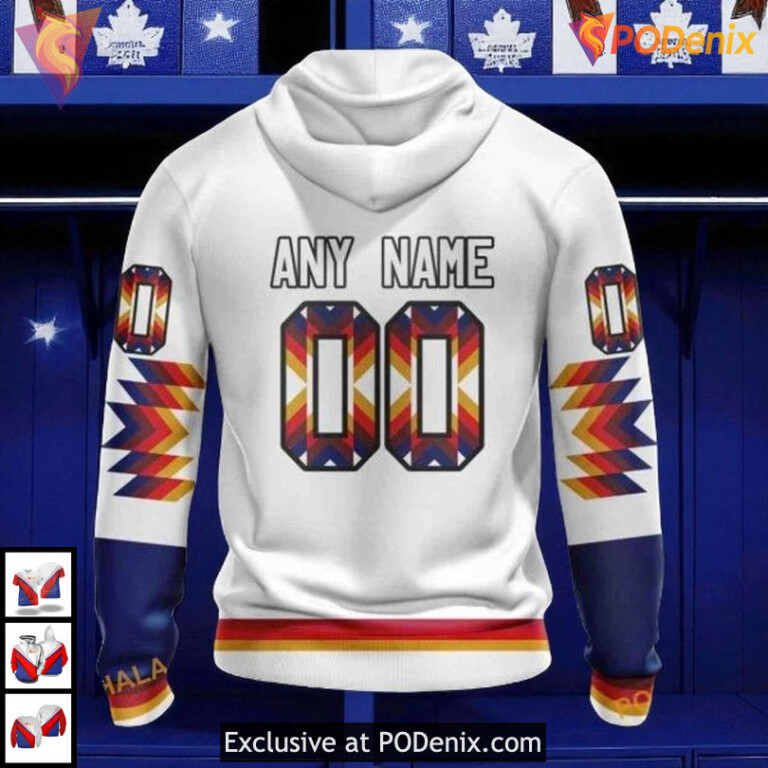 Native Pattern Custom NHL Toronto Maple Leafs Hoodie 3D Fan Apparel - 1