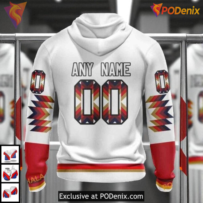 Native Pattern Graphic Sweatshirt Custom Florida Panthers Full Print Hoodie NHL - 1