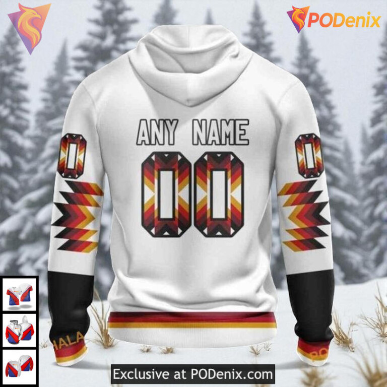 Native Pattern Inspired Artwork Custom Los Angeles Kings Hoodie NHL 3D - 1
