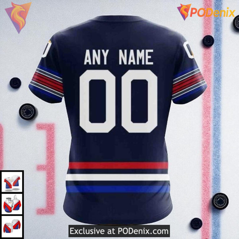 New Alternate Kits Custom 2025 New York Rangers Christmas Hoodie 3D - 3