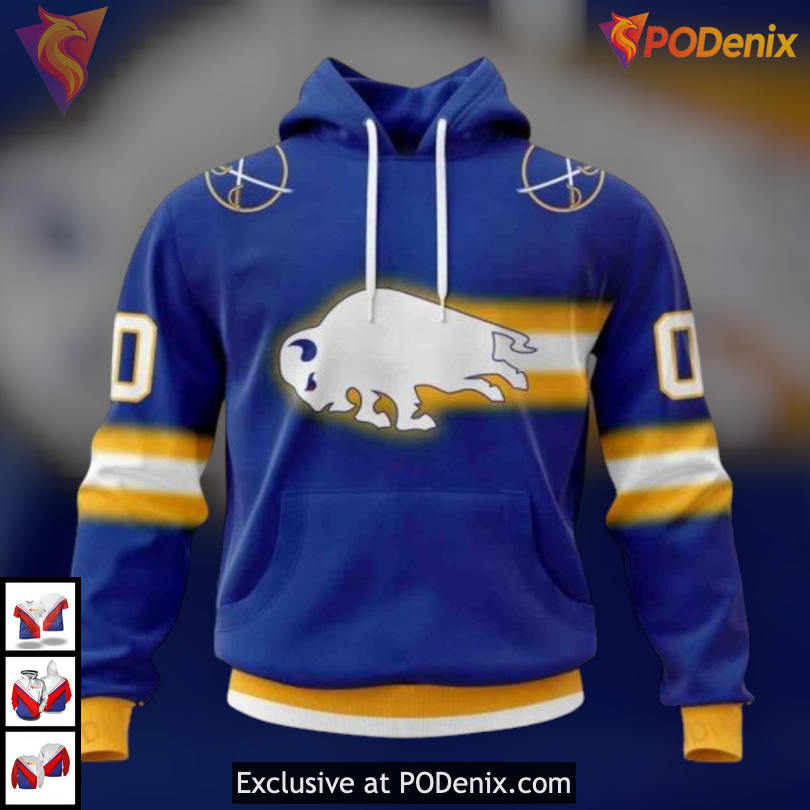 New Gradient Color Concept NHL Buffalo Sabres Christmas Hoodie Personalized