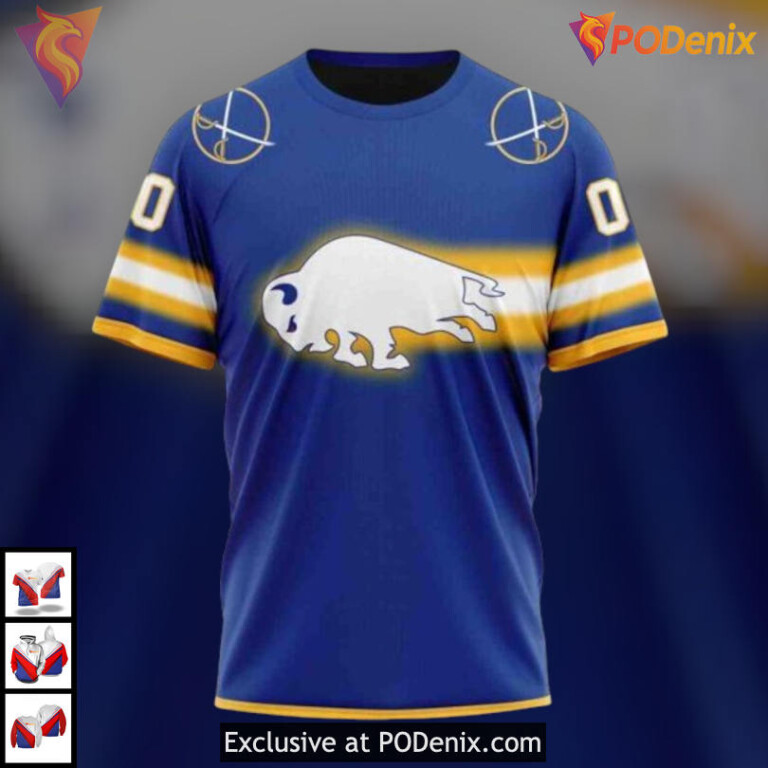 New Gradient Color Concept NHL Buffalo Sabres Christmas Hoodie Personalized - 2