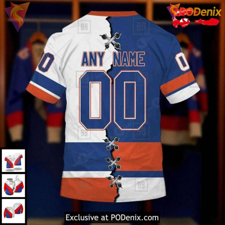 New York Islanders Hockey Hoodie Custom 2025 Mix Color NHL 3D Design - 3
