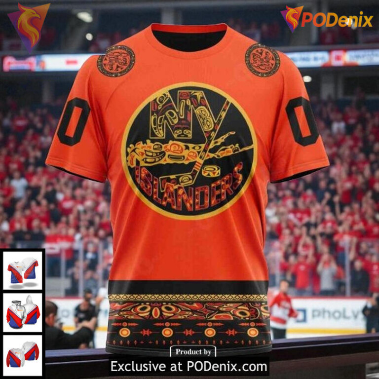 New York Islanders Hoodie 3D, National Day For Truth And Reconciliation Design - 2