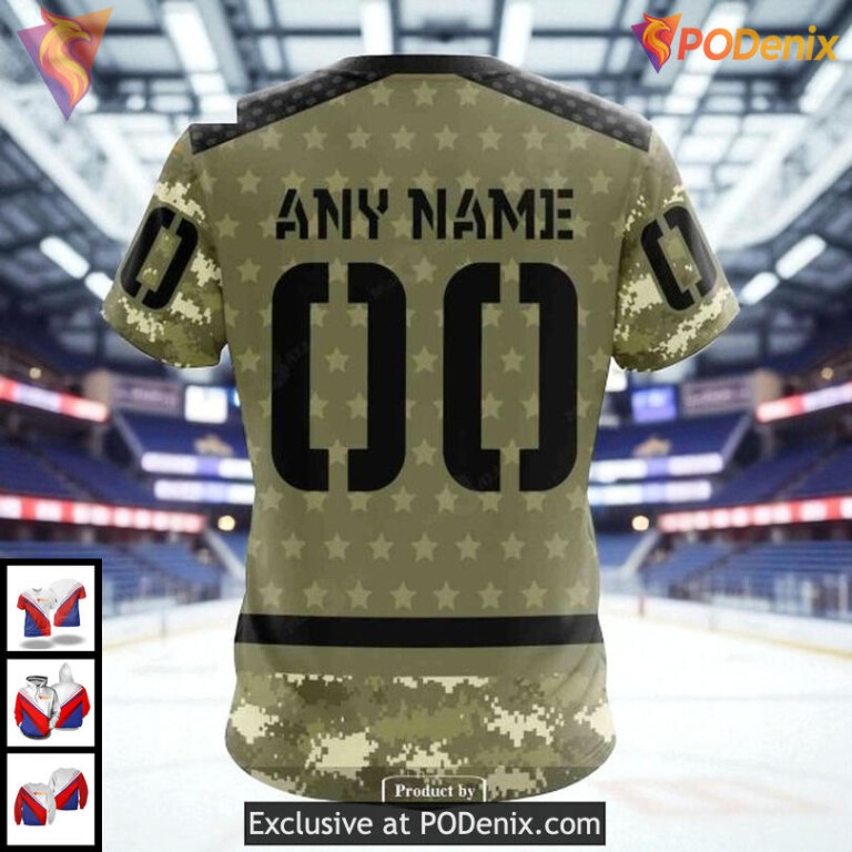 New York Islanders Hoodie Camo Military Appreciation NHL Custom 3D Design - 3