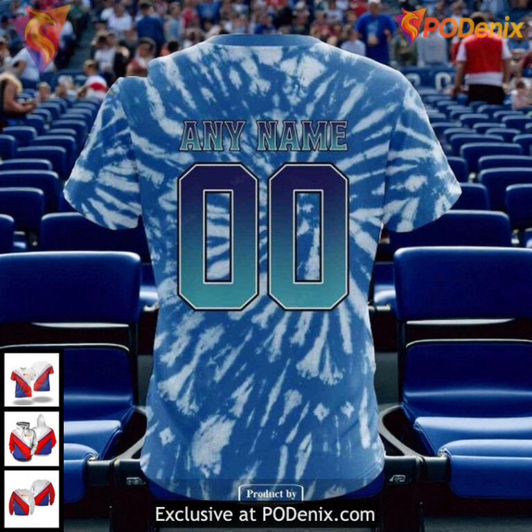 New York Islanders Hoodie Retro Vintage Tie Dye Style NHL 3D Hoodie Design - 3