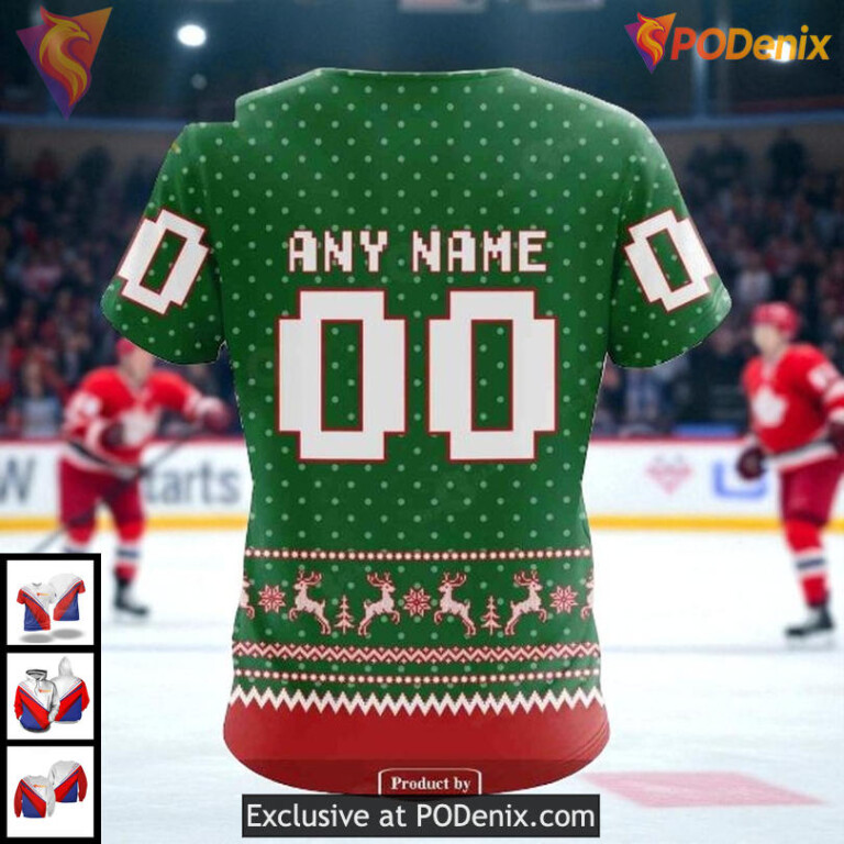 New York Islanders Zip Up Hoodie Christmas Edition NHL 3D Hoodie Holiday Style - 3
