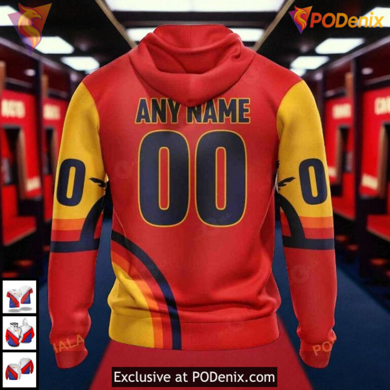 New York Rangers 3D Hoodie All Star Sunset Custom NHL Fan Apparel - 1