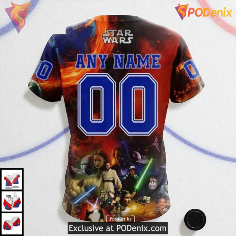 New York Rangers Holiday Hoodie Design X Star Wars Custom NHL 3D Style - 3