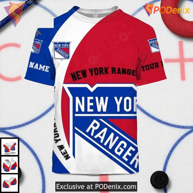 New York Rangers Personalized 3D Hoodie Sweatshirt You Laugh I Cry Design - 1