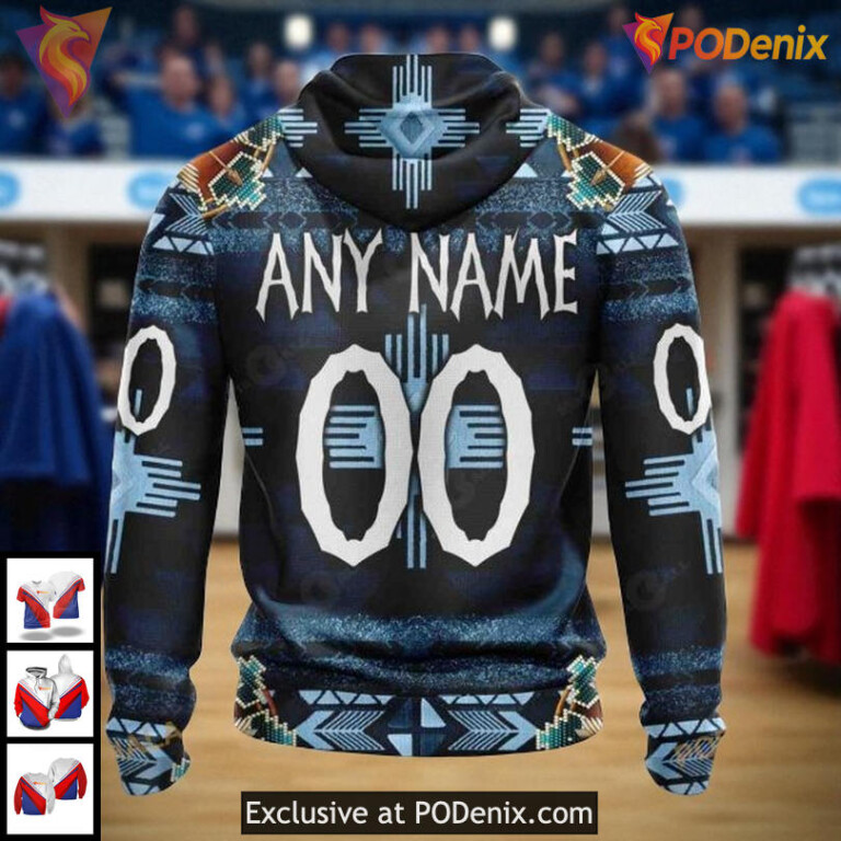 NHL Canucks All Over Print 3D Hoodie, Native Costume Vancouver Canucks - 1