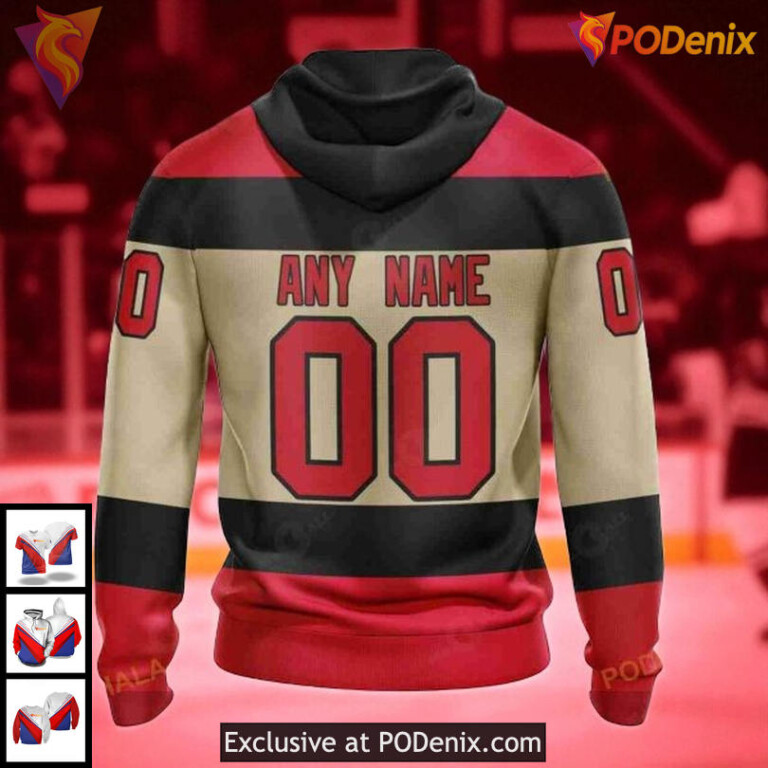 NHL Chicago Blackhawks Hoodie Retro Concepts Unisex All Over Print 3D - 1