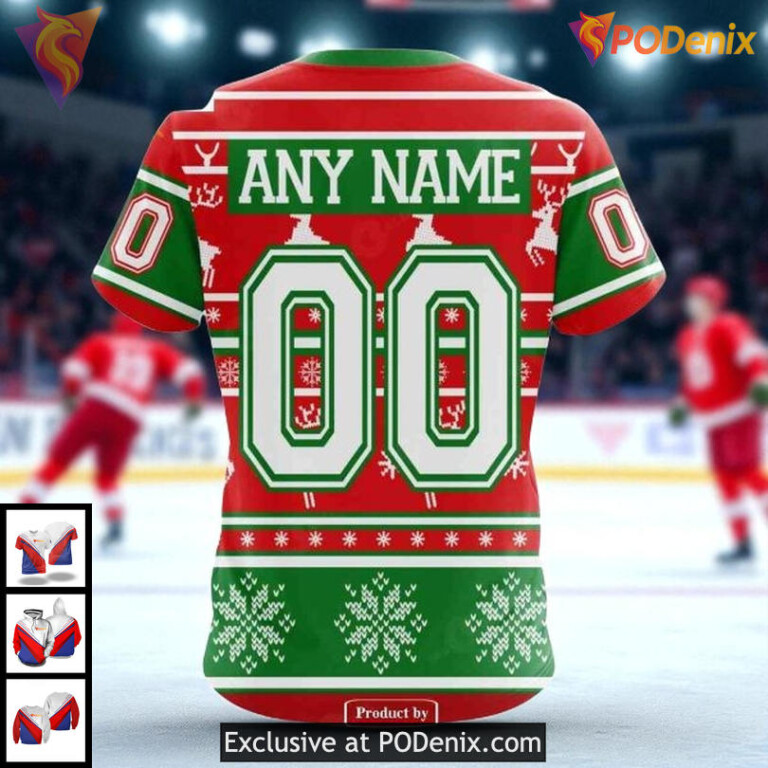 NHL New York Islanders Hoodie 3D Custom Christmas Edition With Reindeer Style - 3