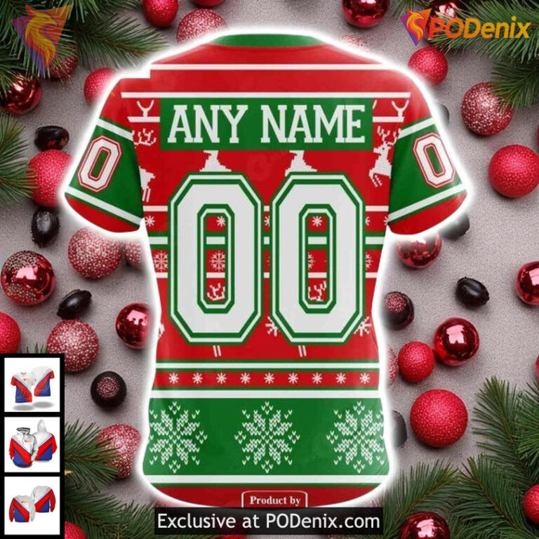 NHL Tampa Bay Lightning Hoodie Christmas Edition Custom 3D Holiday Style - 3