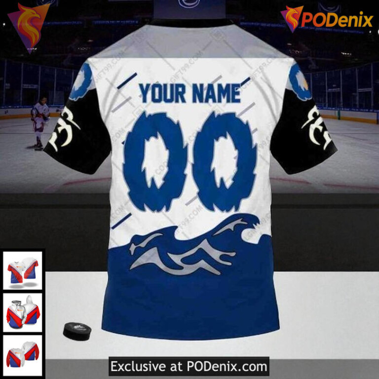 NHL Tampa Bay Lightning Hoodie, Custom Reverse Retro 2023 Inspired 3D Design - 3