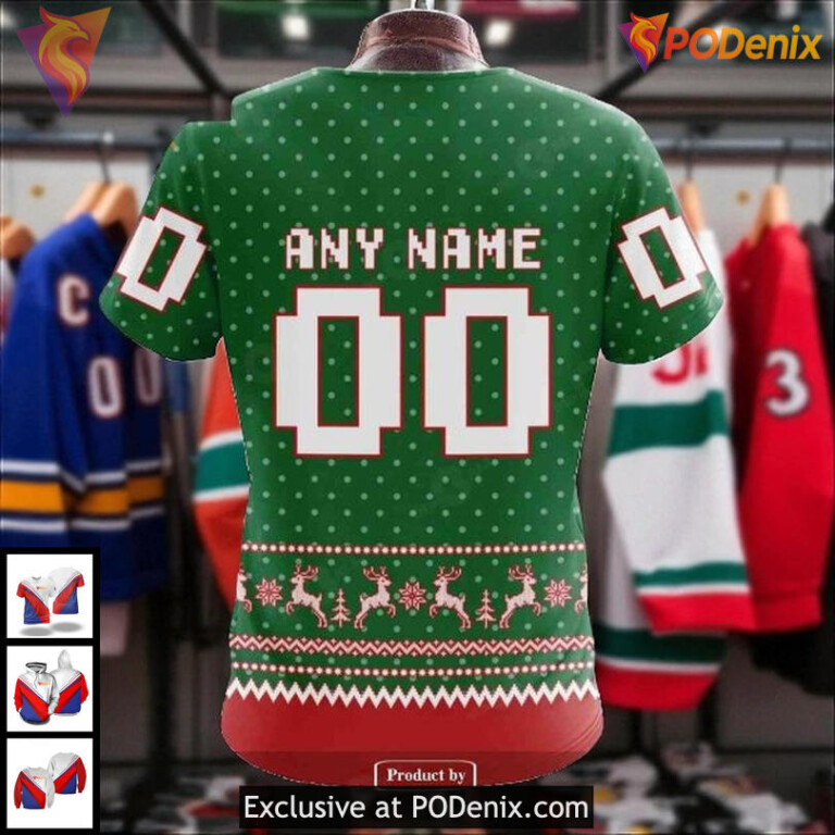 NHL Vancouver Canucks Hoodie Christmas Edition with All Over Print Style - 3