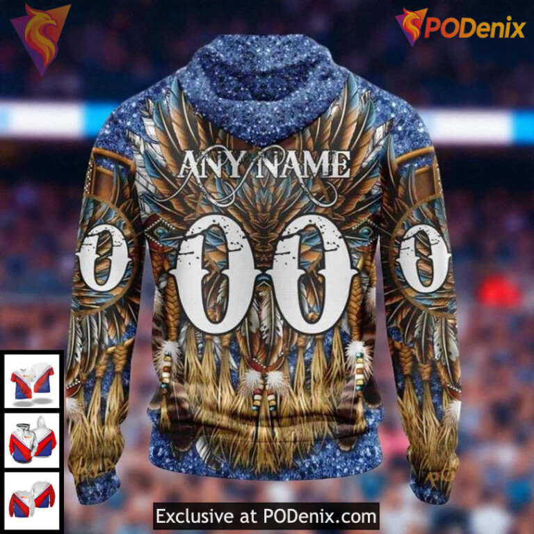 NHL Vancouver Canucks Hoodie, Native Feather Inspired 3D All Over Print - 1