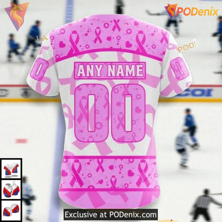 October Breast Cancer Awareness Month Custom San Jose Sharks 3D Hoodie - 3