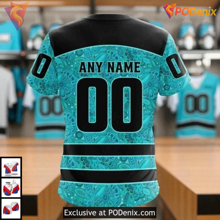 Ovarian Cancer Awareness NHL Custom Number Minnesota Wild Hoodie 3D - 3