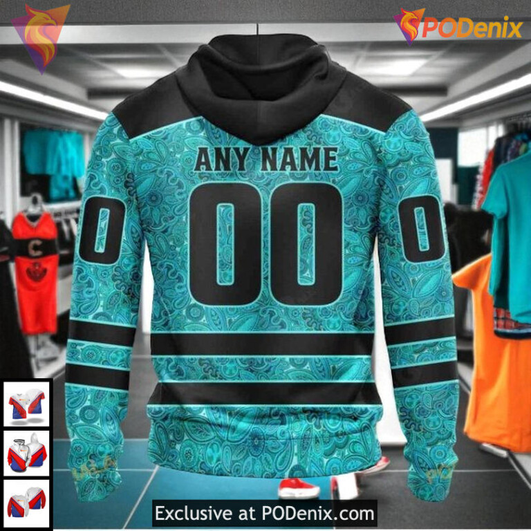 Ovarian Cancer Awareness Tribute NHL Edmonton Oilers Personalized 3D Hoodie - 1