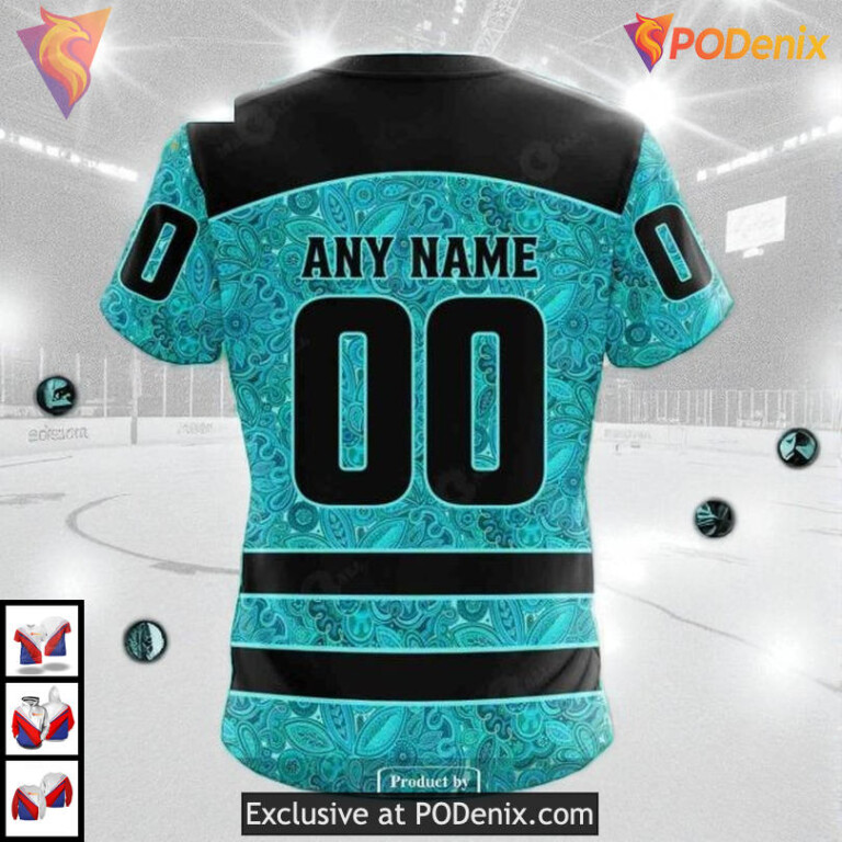 Ovarian Cancer Awareness Tribute NHL Edmonton Oilers Personalized 3D Hoodie - 3