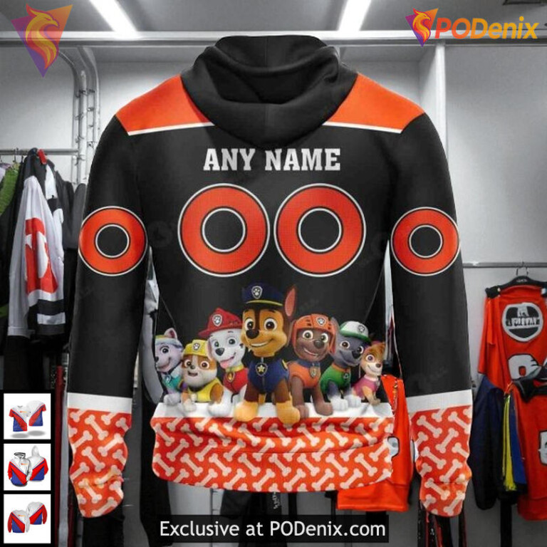 Paw Patrol Cartoon Graphic Personalized Edmonton Oilers Hoodie 3D NHL - 1