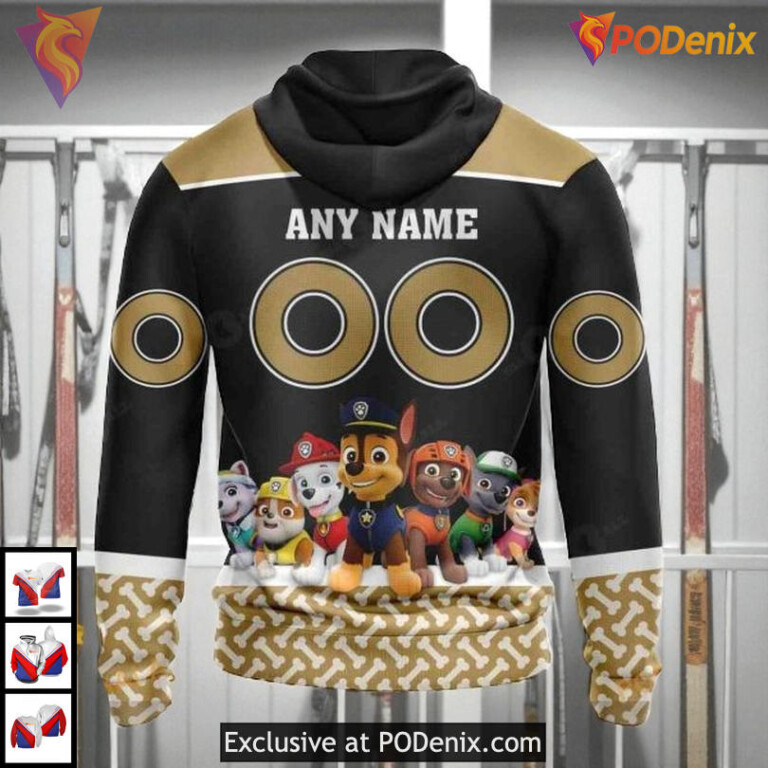 Paw Patrol Cartoon Graphic Personalized Florida Panthers Sweatshirt Hoodie NHL 3D - 1