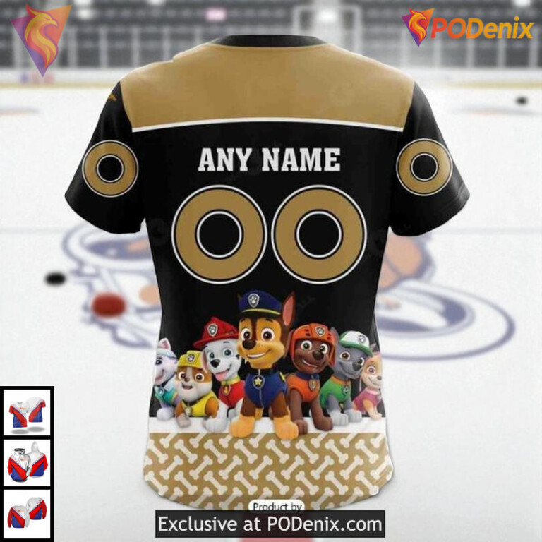 Paw Patrol Cartoon Graphic Personalized Florida Panthers Sweatshirt Hoodie NHL 3D - 3