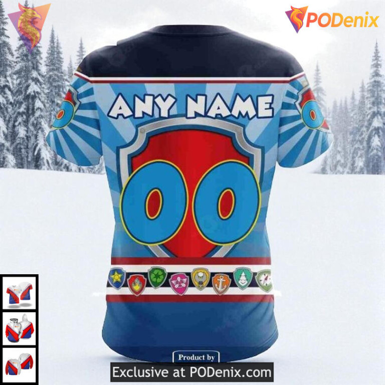 Paw Patrol Cartoon Theme Custom Los Angeles Kings Full Print Hoodie NHL 3D - 3