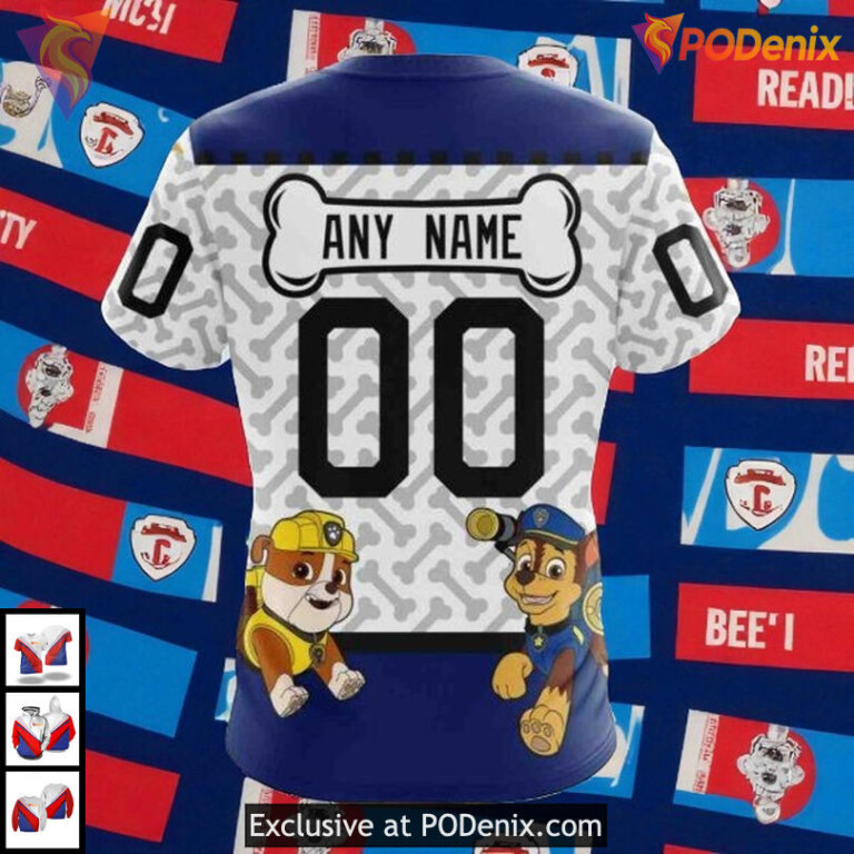 Paw Patrol Custom Toronto Maple Leafs Winter Hoodie, NHL 3D Apparel - 3