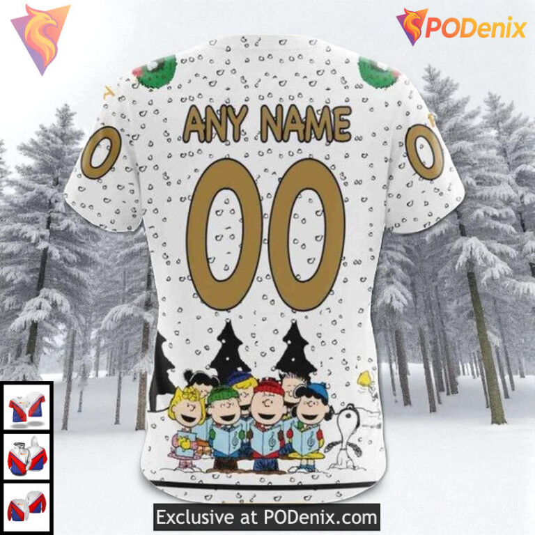 Peanuts Snoopy Cartoon Artwork Custom Florida Panthers Winter Hoodie NHL 3D - 3
