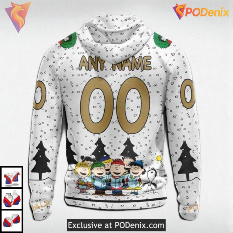 Peanuts Snoopy Cartoon Design Personalized Florida Panthers Zip Up Hoodie NHL 3D - 1
