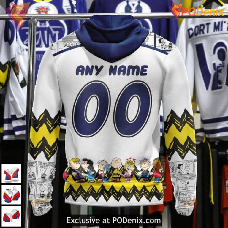 Peanuts Snoopy Gift Edition Personalized Edmonton Oilers Hoodie 3D - 1