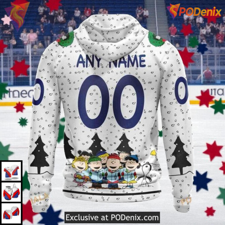 Peanuts Snoopy Personalized Toronto Maple Leafs Hoodie, Custom NHL 3D Shirt Gear - 1
